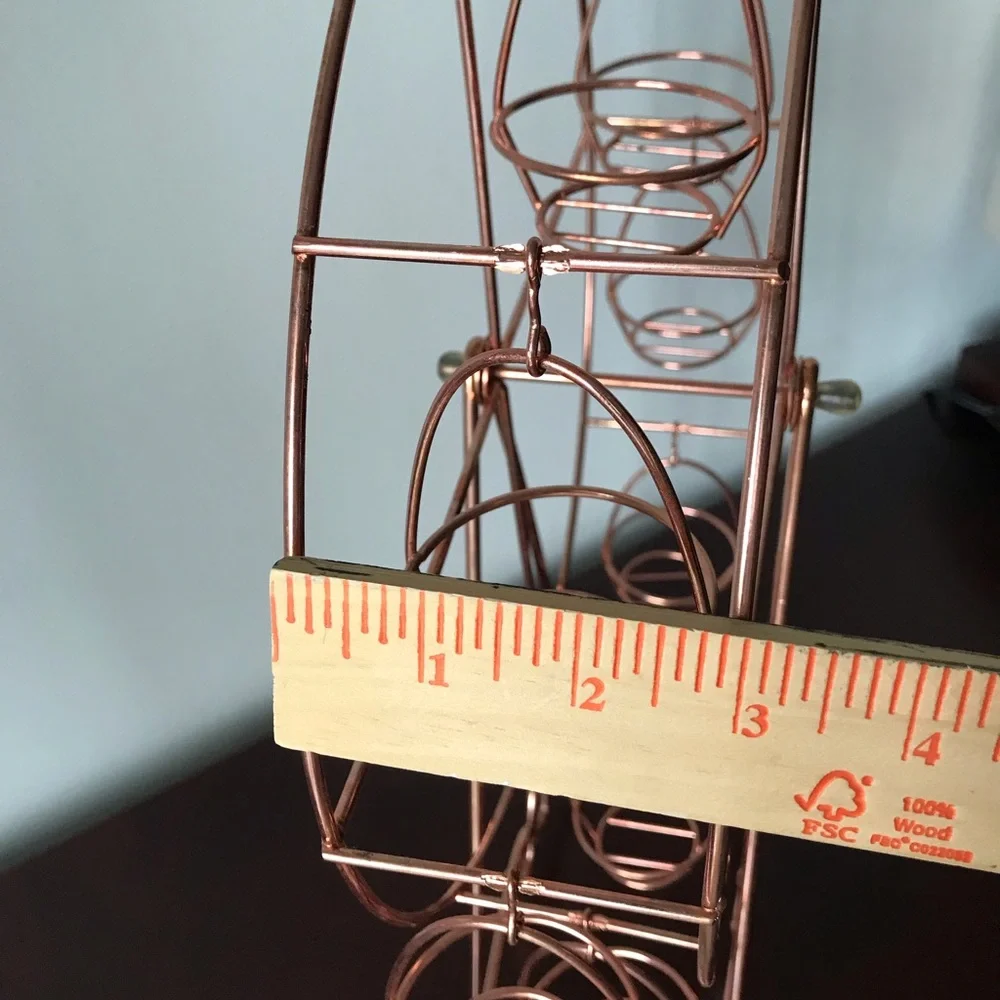 Rotating Ferris Wheel Dessert Display Rose Gold Cupcake Treat Holder Party